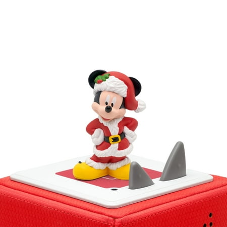 tonies Disney Holiday Mickey Mouse, Audio Play Figurine for Portable Speaker, Small, Red, Plastic