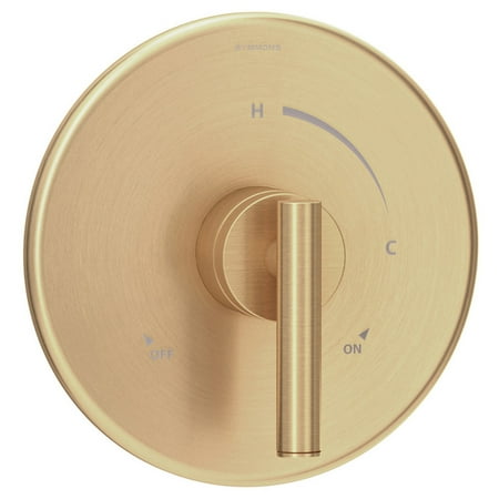 Dia Shower Valve Trim in Brushed Bronze (Valve Not Included)