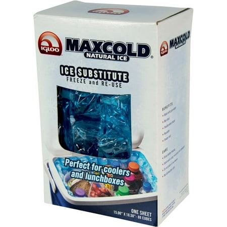 IGLOO MaxCold 88 Cube Natural Ice Sheet - Blue