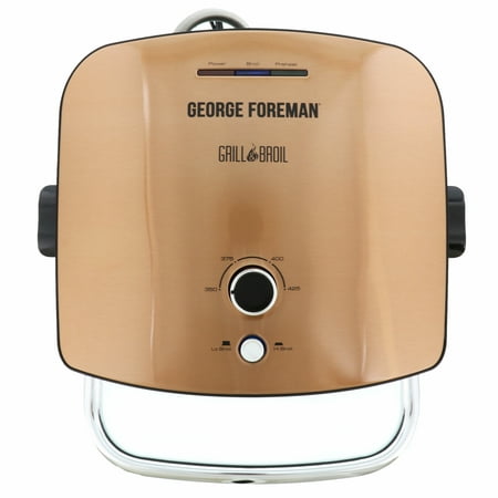 George Foreman Beyond Grill 7-in-1 Electric Indoor Grill and 6 Quart Air Fryer, Black, Mcafd800d