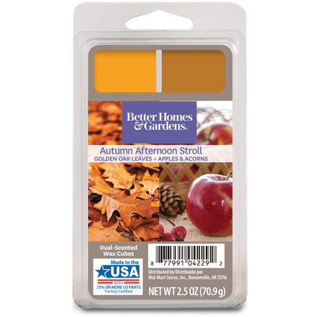 Better Homes & Gardens Duo Scented Wax Cubes Autumn Afternoon Stroll
