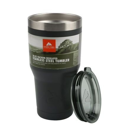 Ozark Trail 30-Ounce Double-Wall, Vacuum-Sealed Tumbler, Stainless Steel