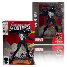 Spider-Man (Marvel Super Heroes Secret Wars #8) 1:6th Scale Collectible Figure w/Scene & Comic - McFarlane Toys