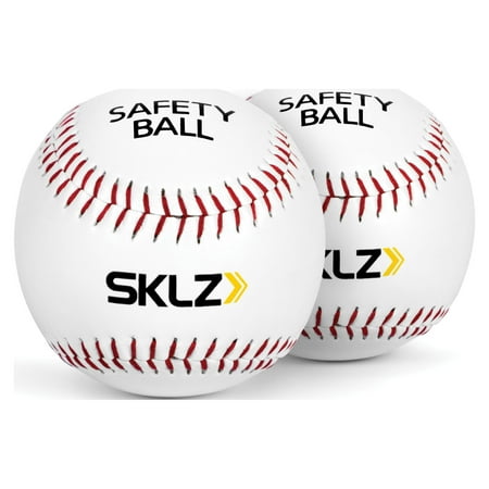 SKLZ Safety Balls Reduced-Impact Training Baseballs, 2 Pack