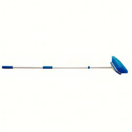 STAR BRITE Deluxe Telescoping Deck Brush Kit - Extends 3' - 6' - Extendable Aircraft-Grade Aluminum Handle, Soft or Medium Bristles, Floats if Dropped, Ergonomic Design, Multi-Surface Cleaning