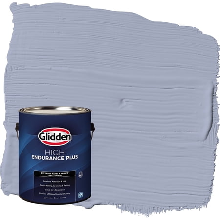Glidden HEP Lilac Time / Purple Semi-Gloss Exterior Paint with Primer, 1 Gallon