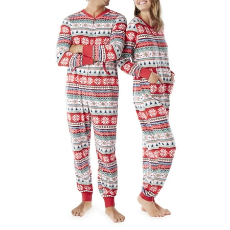 Family PJs Family Sleep Merry Everything Mens or Womens Unisex Union Suit Pajamas (S-5X)