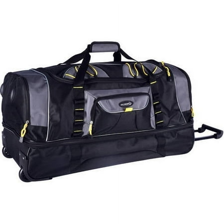 TPRC Sierra Madre 30 in. Rolling Duffel with Drop-Bottom Compartment and Shoe/Wet Pocket