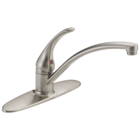 Foundations Single Handle Kitchen Faucet in Stainless B1310LF-SS