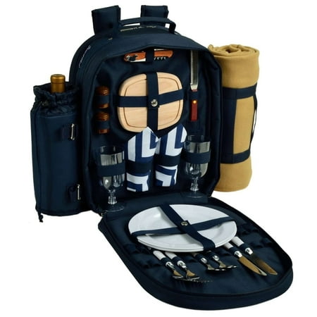 Picnic at Ascot Bold Picnic Backpack for 2 with Blanket