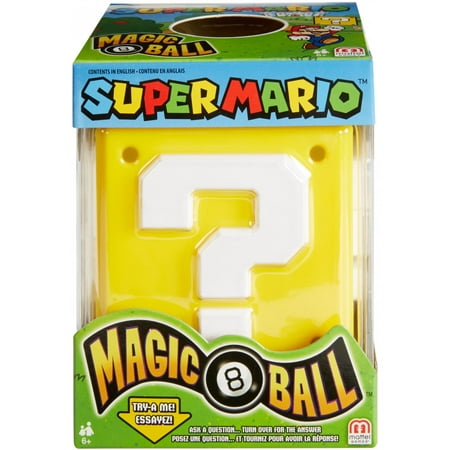 Mattel Magic 8 Ball Super Mario Edition with Fun Phrases for Ages 6Y+