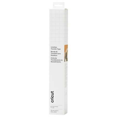 Cricut® Linerless Transfer Tape (15 ft) Transparent, 13" x 180"