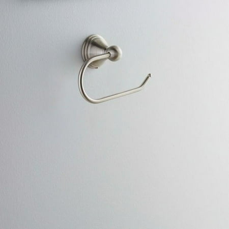 Moen Preston Wall Mount Toilet Paper Holder, Brushed Nickel DN8408BN