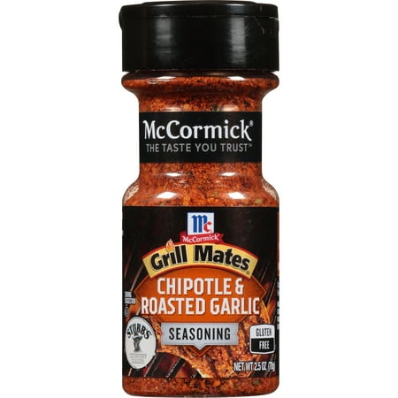 McCormick Grill Mates Chipotle & Roasted Garlic Seasoning, 2.5 oz Mixed ...