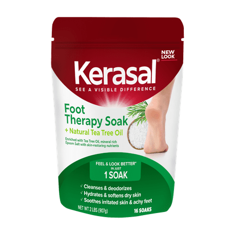 Kerasal Foot Therapy Soak, Foot Soak for Achy, Tired and Dry feet, 2 lbs