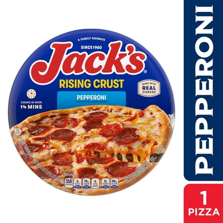 Jack's Pepperoni, Rising Crust Pizza, 26.3 oz (Frozen)
