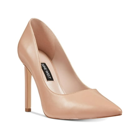 Nine West Womens Tatiana Leather Pointed Toe Pumps