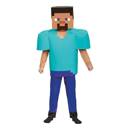 Kids Minecraft Steve Deluxe Costume Medium
