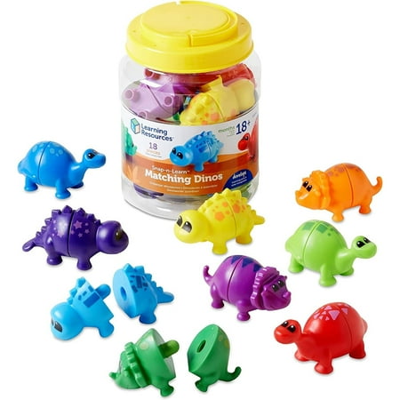 Learning Resources Snap-n-Learn Matching Dinos