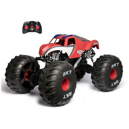 Monster Jam Marvel Mega Spider-Man RC Monster Truck, All-Terrain, Over 2 Feet Long, 1:6 Scale, Super Hero Kids Toys for Boys and Girls Ages 4 and Up