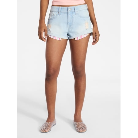 No Boundaries Low Rise Slouchy Shorts, Women's 00-20