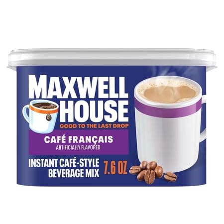 Maxwell House International Café Francais Beverage Mix, 7.6 oz Canister (Pack of 8)