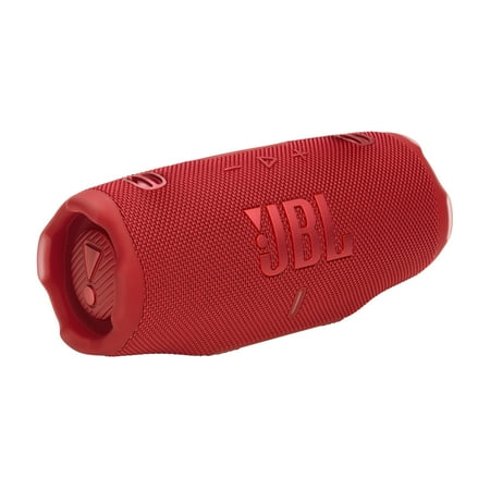 JBL Charge 6 - Portable waterproof & drop-proof Bluetooth speaker, Bold JBL Pro Sound with AI Sound Boost, 28Hrs of Playtime, Built-in powerbank & comes with a sturdy/removable carrying strap (Red)