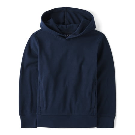 The Children's Place Boys Long Sleeve Active Sueded Rib Hoodie, Sizes XS-XXL