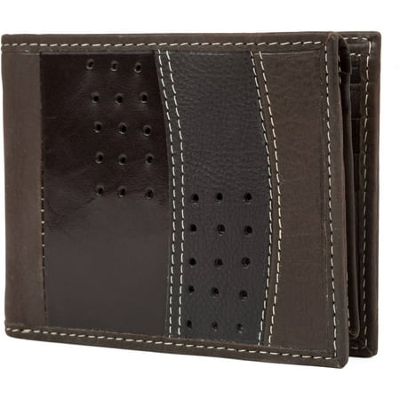 Faded Glory Genuine Vintage Leather Billfold Wallet