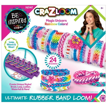 Cra-Z-Art Be Inspired Ultimate Rubber Band Loom, Unisex Child Ages 8 ...