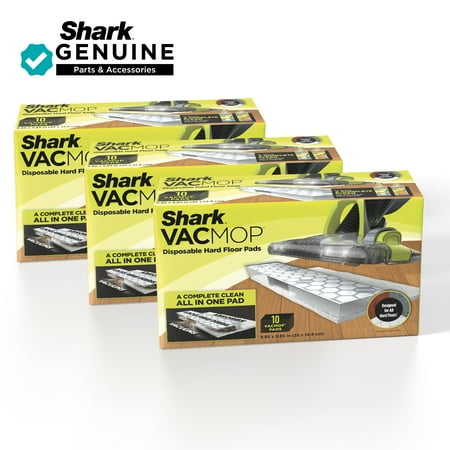 Shark VACMOP 30 CT Disposable Hard Floor Vacuum and Mop Pad Refills