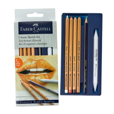 Faber-Castell Creative Studio Classic Sketch Set &ndash; Beginner and Adult Art Pencils Set