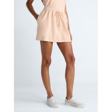 Scoop Women's and Women's Plus Scubaknit Double Waistband Skort, Sizes XS-4X