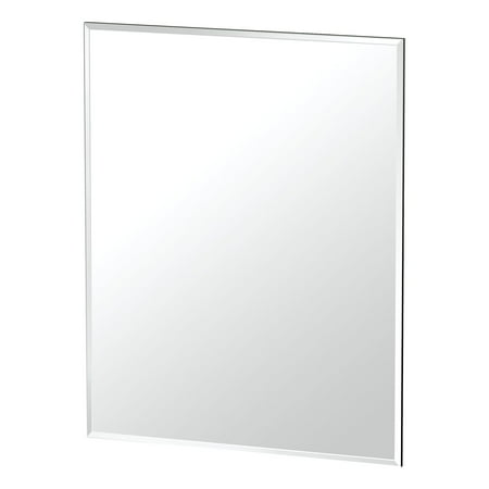 Gatco Beveled Easy Mount Mirror, 24" H x 19.5" W, Silver
