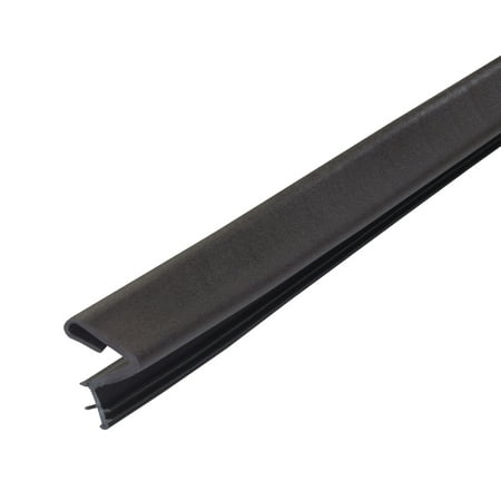 M-D Building Products 91891 84 in. Brown Premium Rubber PLATINUM™ Top and Sides Door Seal for Doors with Kerf/Channel