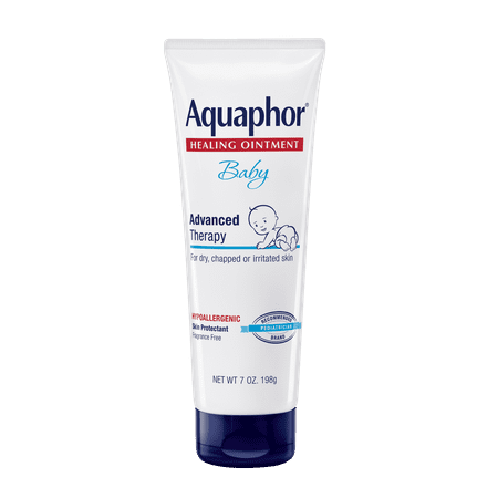 Aquaphor Baby Healing Ointment Advanced Therapy Skin Protectant, 7 Oz Tube