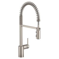 Moen Align Spot Resist Stainless One-Handle Pre-Rinse Spring Pulldown Kitchen Faucet