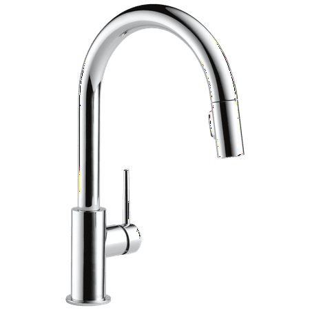 Delta Trinsic Single Handle Pull-Down Kitchen Faucet in Chrome 9159-DST