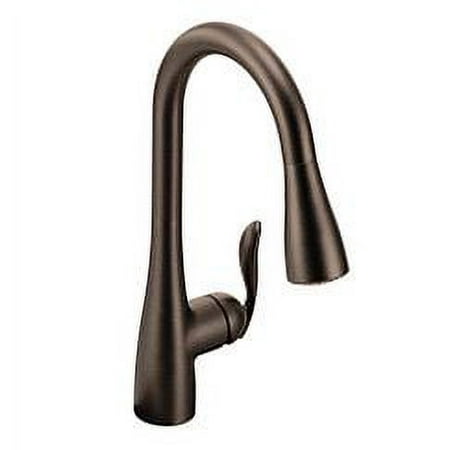 Moen 7594ORB Rubbed Bronze one-handle pulldown kitchen faucet