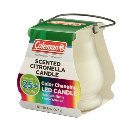 Coleman Color Changing LED Citronella Outdoor Scented Candle