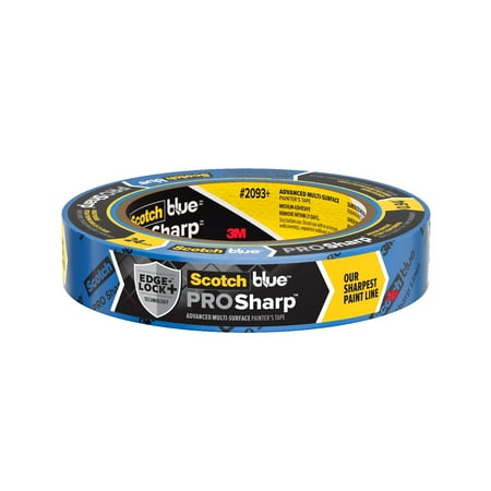 ScotchBlue PROSharp Painter's Tape, Blue, 0.94 in x 60 yd, 1 Roll