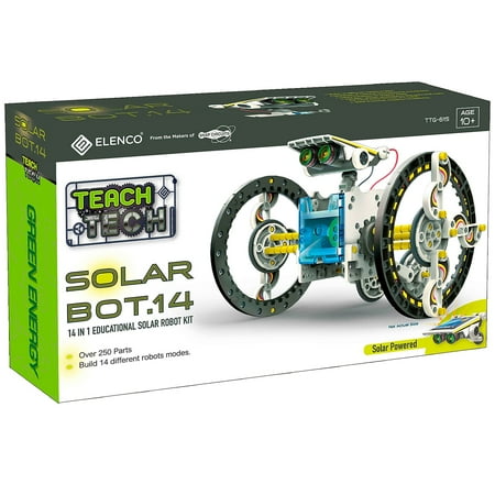 Teach Tech™ Solar Bot.14 TTG615 | Transforming Solar Robot Kit | STEM Educational Toy for Kids 10+