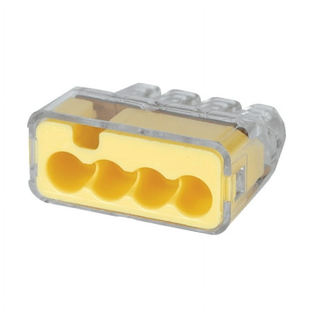 Ideal Push-In Connector,18 AWG,12 AWG,PK200 30-1034J