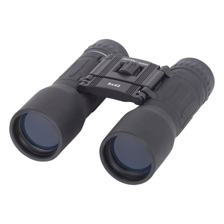 CenterPoint P1 Series 8x42mm Compact Binoculars, Black, Assembled 