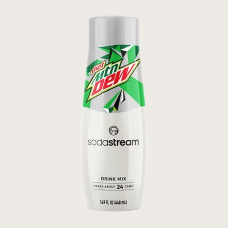 SodaStream Diet Mountain Dew Soda Mix, 14.9 fl oz.
