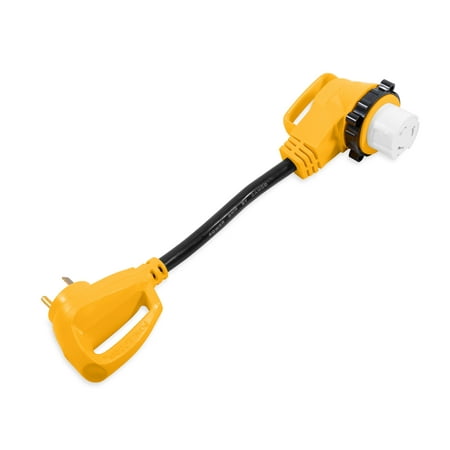 Camco 18" Locking 90 30M/50F RV Adapter
