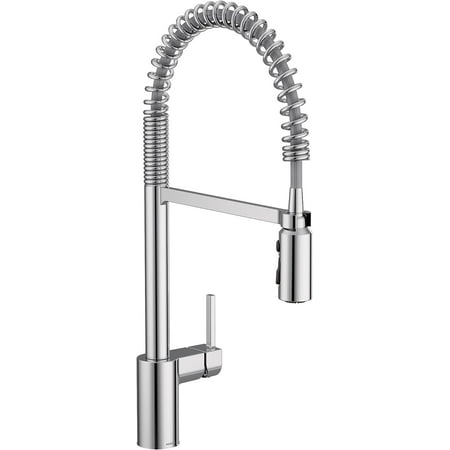 Moen 5923 Align 1.5 GPM Single Hole Pull Down Kitchen Faucet with Spot Resist Finish and Duralast - Chrome