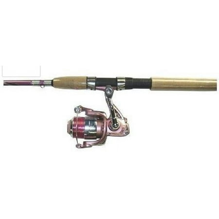 Fishergirl 6' Pink Jewel Rod With Led Light Reel. – Walmart