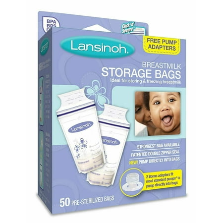 Lansinoh Milk Storage Bag, 6oz (50ct)