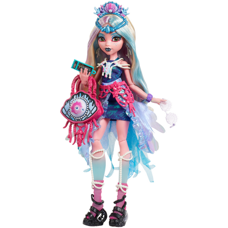 Monster High Monster Fest Lagoona Blue Fashion Doll with Festival Outfit, Band Poster and Accessories